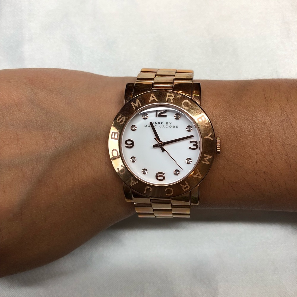 MARC JACOBS White Dial Rose Gold-Tone Ladies Watch - Picture 4 of 7